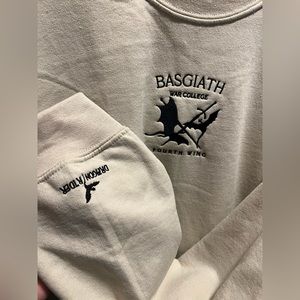 Custom Fourth Wing book merch! Embroidered. One of a kind!